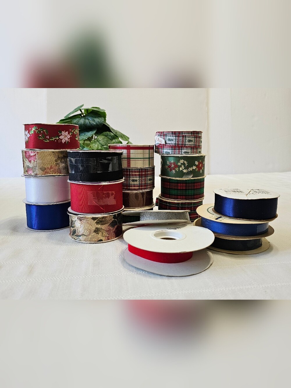 Assorted Decorative Ribbon Spools